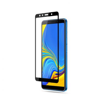 Захисне скло AMORUS Full Glue Tempered Glass для Samsung Galaxy A7 2018 (A750) - Black