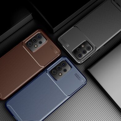 Защитный чехол Deexe Fusion для Samsung Galaxy A72 (А725) - Blue