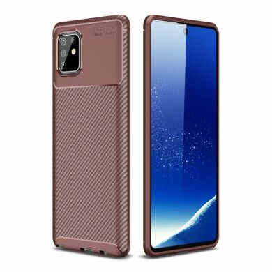 Захисний чохол Deexe Fusion для Samsung Galaxy Note 10 Lite (N770) - Brown