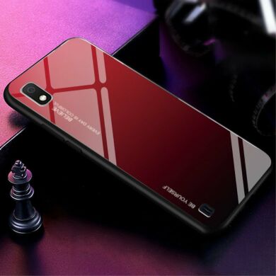 Защитный чехол Deexe Gradient Color для Samsung Galaxy A10 (A105) - Red