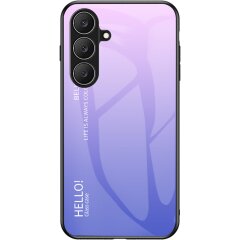 Защитный чехол Deexe Gradient Color для Samsung Galaxy S26 FE - Pink / Purple
