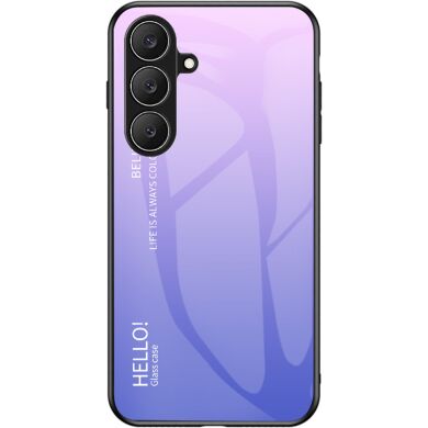 Защитный чехол Deexe Gradient Color для Samsung Galaxy S26 FE - Pink / Purple