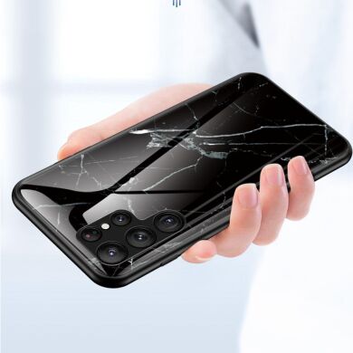 Защитный чехол Deexe Gradient Pattern для Samsung Galaxy S23 Ultra - Black