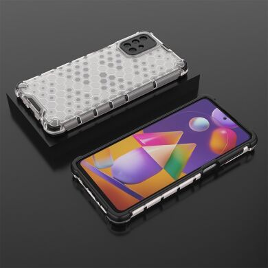 Защитный чехол Deexe Honeycomb Series для Samsung Galaxy M31s (M317) - Grey