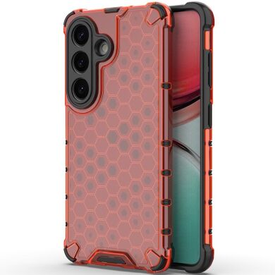 Захисний чохол Deexe Honeycomb Series для Samsung Galaxy S26 - Red