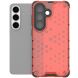 Захисний чохол Deexe Honeycomb Series для Samsung Galaxy S26 - Red