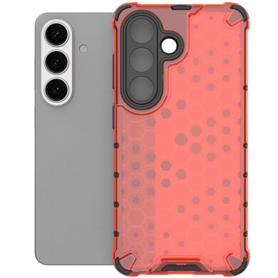 Захисний чохол Deexe Honeycomb Series для Samsung Galaxy S26 - Red