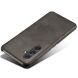 Защитный чехол Deexe Leather Back Cover для Samsung Galaxy A55 (A556) - Black. Фото 3 из 4