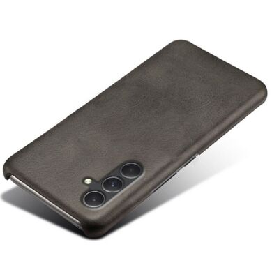 Защитный чехол Deexe Leather Back Cover для Samsung Galaxy A55 (A556) - Black