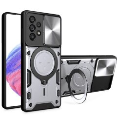 Защитный чехол Deexe Magnetic Space для Samsung Galaxy A53 (A536) - Silver