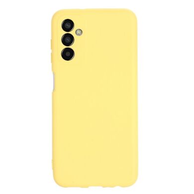 Защитный чехол Deexe Silicone Case для Samsung Galaxy M13 (M135) - Yellow