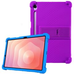 Защитный чехол Deexe Silicone Kickstand для Samsung Galaxy Tab S11 (X730/X736) - Purple