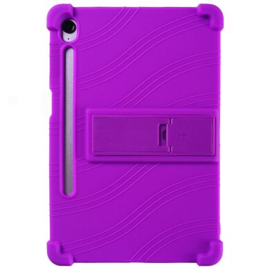 Защитный чехол Deexe Silicone Kickstand для Samsung Galaxy Tab S11 (X730/X736) - Purple