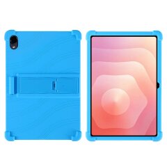 Защитный чехол Deexe Silicone Kickstand для Samsung Galaxy Tab S12 Plus - Baby Blue