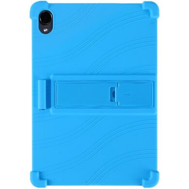 Защитный чехол Deexe Silicone Kickstand для Samsung Galaxy Tab S12 Plus - Baby Blue