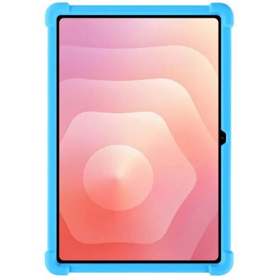 Защитный чехол Deexe Silicone Kickstand для Samsung Galaxy Tab S12 Plus - Baby Blue