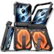 Защитный чехол Deexe Tank Stand для Samsung Galaxy Flip 8 - Orange. Фото 1 из 9