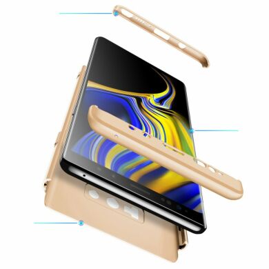Захисний чохол GKK Double Dip Case для Samsung Galaxy Note 9 (N960) - Black / Gold