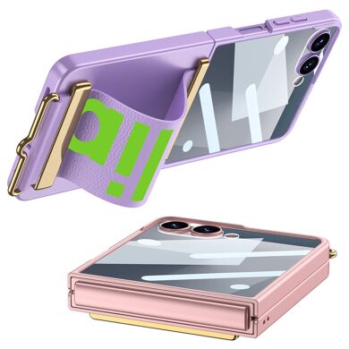 Защитный чехол GKK Strap Cover для Samsung Galaxy Flip 7 - Pink