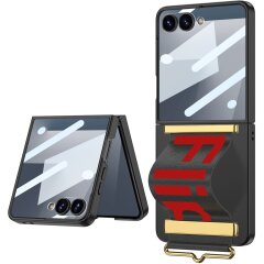 Защитный чехол GKK Strap Cover для Samsung Galaxy Flip 7 - Black