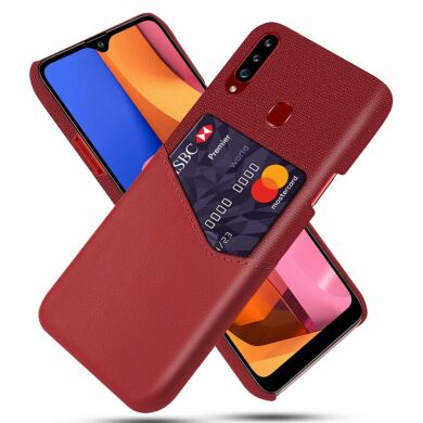 Защитный чехол KSQ Business Pocket для Samsung Galaxy A20s (A207) - Red