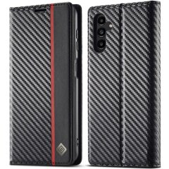 Захисний чохол LC.IMEEKE Carbon Fiber для Samsung Galaxy A56 (A566) - Vertical Stripe