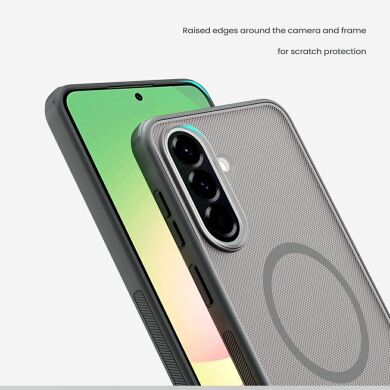 Захисний чохол NILLKIN Super Frosted Shield Pro Magnetic для Samsung Galaxy A57 (A576) - Transparent Black