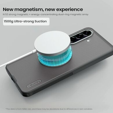 Захисний чохол NILLKIN Super Frosted Shield Pro Magnetic для Samsung Galaxy A57 (A576) - Transparent Black