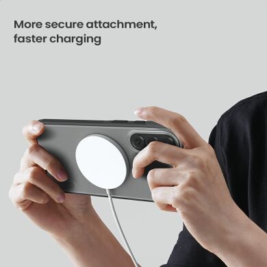 Захисний чохол NILLKIN Super Frosted Shield Pro Magnetic для Samsung Galaxy A57 (A576) - Transparent Black