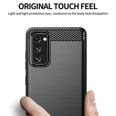 Защитный чехол UniCase Carbon для Samsung Galaxy S20 FE (G780) - Red