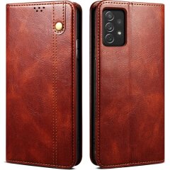 Защитный чехол UniCase Leather Wallet для Samsung Galaxy A73 (A736) - Brown