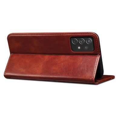 Защитный чехол UniCase Leather Wallet для Samsung Galaxy A73 (A736) - Brown