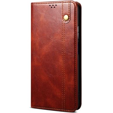 Защитный чехол UniCase Leather Wallet для Samsung Galaxy A73 (A736) - Brown