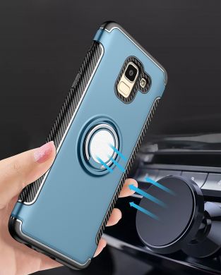 Защитный чехол UniCase Mysterious Cover для Samsung Galaxy J6 2018 (J600) - Silver