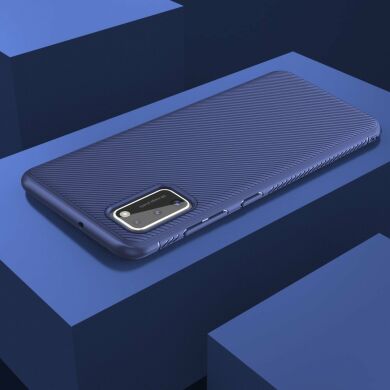 Защитный чехол UniCase Twill Soft для Samsung Galaxy A41 (A415) - Blue