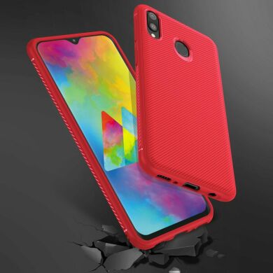 Захисний чохол UniCase Twill Soft для Samsung Galaxy M20 - Red