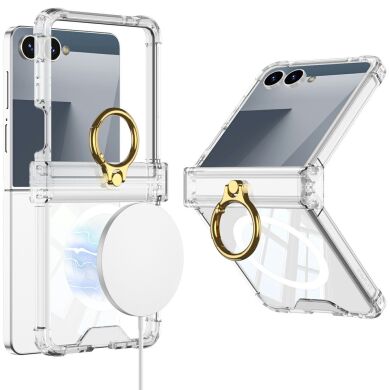 Защитный кейс GKK Neo Core (MagSafe) для Samsung Galaxy Flip 8 - Transparent