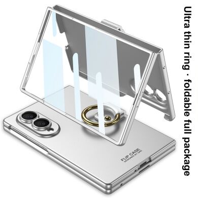 Захисний комплект GKK Ring Holder для Samsung Galaxy Fold 8 - Silver