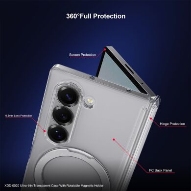 Защитный комплект XUNDD Air MagSafe для Samsung Galaxy Fold 6 - Transparent