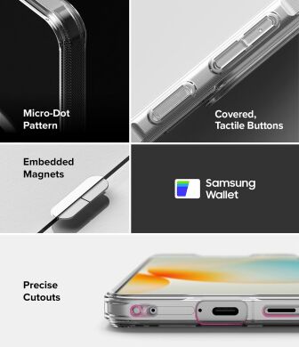 Захисний чохол Ringke Fusion Magnetic для Samsung Galaxy A57 (A576) 8800328817944 - Clear