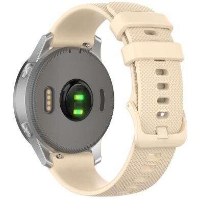 Ремінець UniCase Rhombus Texture для годинників з шириною кріплення 18 мм - Beige