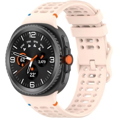 Ремешок Reframe Holes Design для Samsung Galaxy Watch 8 (40/44mm) / 8 Classic - Pink