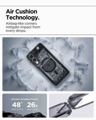 Захисний чохол Spigen (SGP) Ultra Hybrid Zero One (MagFit) для Samsung Galaxy S25 Edge (S937) ACS09415 - Black