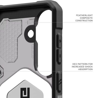 Ударостійкий чохол URBAN ARMOR GEAR Pathfinder Clear MagSafe для Samsung Galaxy S26 (S942) 214528113140 - Ash / Black