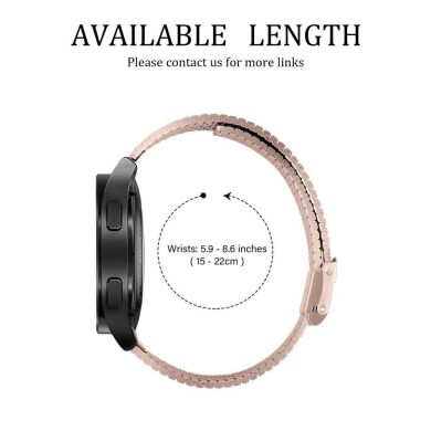 Ремінець Deexe Metal Bracelet для годинників з шириною кріплення 20мм - Silver