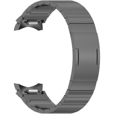 Ремешок Deexe Titanium Steel для Samsung Galaxy Watch 4 / 4 Classic / 5 / 5 Pro / 6 / 6 Classic - Grey