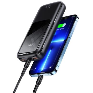 Зовнішній акумулятор Usams US-CD177 PB58 Dual QC + PD Digital Display 22.5W (20000mAh) - Black