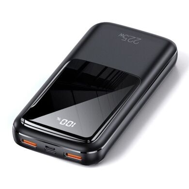Зовнішній акумулятор Usams US-CD177 PB58 Dual QC + PD Digital Display 22.5W (20000mAh) - Black