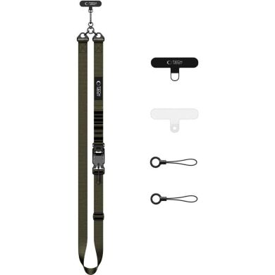 Ремешок для смартфона Tech-Protect C9S Rope Crossbody - Army Green