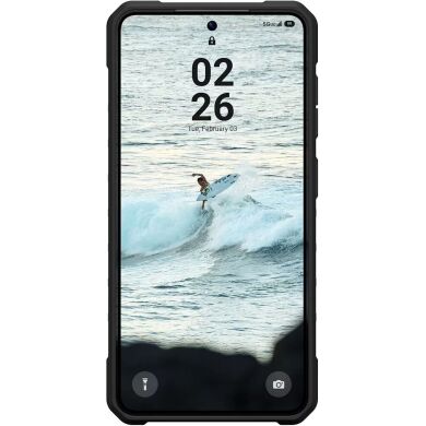 Ударостійкий чохол URBAN ARMOR GEAR Pathfinder Clear MagSafe для Samsung Galaxy S26 (S942) 214528113140 - Ash / Black